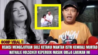 Cek Fakta: Reaksi Mengejutkan Sule Lihat Mantan Istri Murtad, Nathalie Holscher Kepergok Masuk Gereja