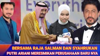 Cek Fakta: Bareng Raja Salman dan Shah Rukh Khan, Putri Ariani Resmikan Perusahaan Barunya