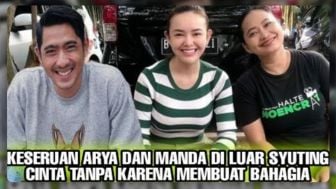 CEK FAKTA: Arya Saloka dan Amanda Manopo Makin Romantis Di Luar Syuting Cinta Tanpa Karena