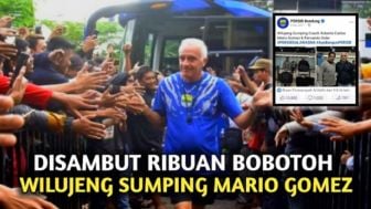 Cek Fakta: Disambut Ribuan Bobotoh, Wilujeng Sumping Mario Gomez, Resmi Jadi Pelatih Baru Persib Bandung