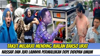 Cek Fakta: Takut Melarat, Dewi Perssik Turun Kasta Jualan Bakso Urat, Nassar dan Juri Lainnya Permalukan Depe