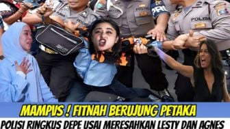 Fitnah Berujung Petaka, Dewi Perssik Diringkus Polisi Akibat Meresahkan Lesti Kejora dan Agnes Monica, Cek Faktanya