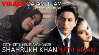 VIRAL! Detik-Detik Jelang Konser Putri Ariani dan Shah Rukh Khan, 100 Juta Tiket Ludes Terjual dalam 1 Jam, Cek Faktanya