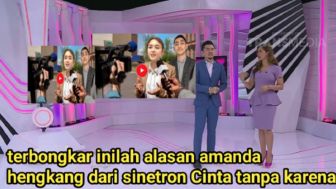 Terbongkar! Inilah Alasan Amanda Manopo Hengkang dari Sinetron Cinta Tanpa Karena, Cek Faktanya