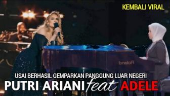 Kembali Viral, Putri Ariani Kolab Bareng Adele Pecahkan Rekor Dunia, Cek Faktanya