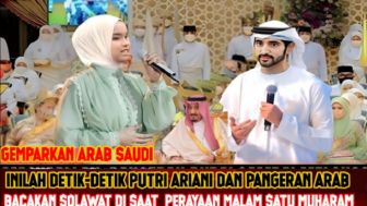 Cek Fakta: Detik-Detik Putri Ariani dan Pangeran Arab Bacakan Sholawat Saat Perayaan Malam Satu Muharram