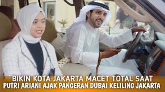 Cek Fakta: Putri Ariani Ajak Pangeran Dubai Jalan-Jalan, Jakarta Auto Macet Total