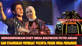 Cek Fakta: Duet Mega Bollywood Putri Ariani dan Shah Rukh Khan Buat Pecinta Musik India Menangis