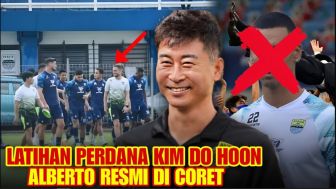 Cek Fakta: Latihan Perdana Kim Do-hoon di Persib, Langsung Coret Alberto Rodriguez