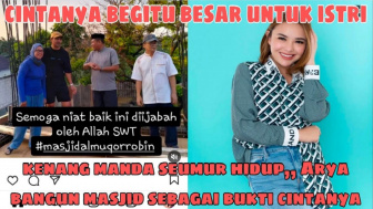 Cek Fakta: Subhanallah, Arya Saloka Bangun Masjid untuk Amanda Manopo saking Cintanya