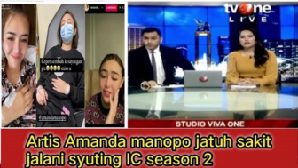 Cek Fakta: Amanda Manopo Jatuh Sakit Saat Jalani Syuting Ikatan Cinta Season 2
