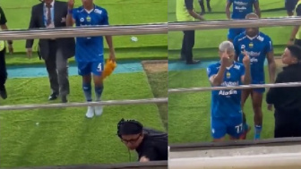 Persib vs Persis: Viral Video Ciro Alves dan I Putu Gede Acungkan Jari Tengah