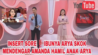 Dengar Amanda Manopo Hamil Anak Arya Saloka, Ibunda Pak Kom Skor, Cek Faktanya