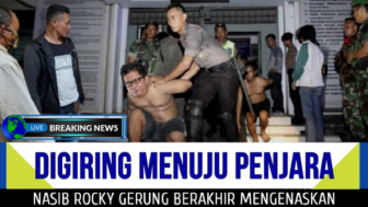 Cek Fakta: Digiring Menuju Penjara, Nasib Rocky Gerung Berakhir Mengenaskan