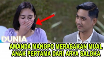 Amanda Manopo Merasa Mual, Benarkah Sedang Mengandung Anak Arya Saloka?