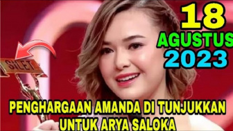 Penghargaan Amanda Manopo Ditunjukkan untuk Arya Saloka, Cek Faktanya