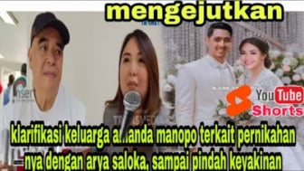 Cek Fakta: Klarifikasi Keluarga Amanda Manopo Soal Pernikahannya dengan Arya Saloka, Sampai Pindah Keyakinan