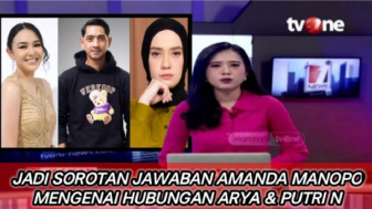 Cek Fakta: Jadi Sorotan, Amanda Manopo Beri Jawaban Menohok Soal Hubungan Arya Saloka dan Putri Anne