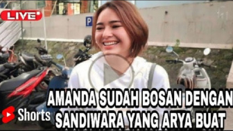 Cek Fakta: Amanda Manopo Bosan dengan Sandiwara Arya Saloka Selama Ini