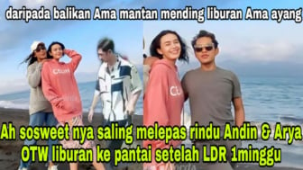 Cek Fakta: Arya Saloka dan Amanda Manopo Liburan ke Pantai setelah LDR 1 Minggu