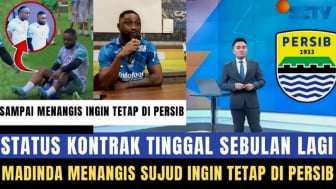 Cek Fakta: Levy Madinda Nangis hingga Sujud Mohon Perpanjangan Kontrak dari Persib