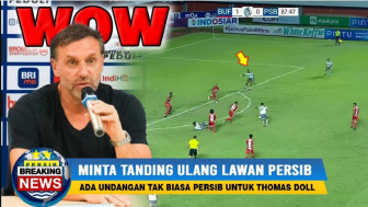 Cek Fakta: Pelatih Persija Thomas Doll Minta Tanding Ulang Lawan Persib