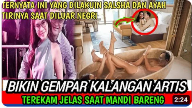 CEK FAKTA: Gempar! Adegan Mandi Bareng Satrio dan Salshadilla Juwita Saat di Luar Negeri Terekam