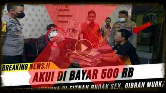 Cek Fakta: Gibran Ngamuk Gegara Istri Difitnah, Orang Suruhan Anies Baswedan, Benarkah?