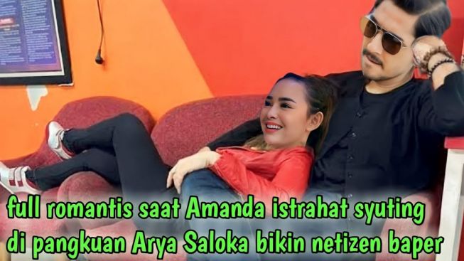 Cek Fakta: Makin Romantis, Amanda Manopo di Pangkuan Arya Saloka Saat Istirahat Syuting