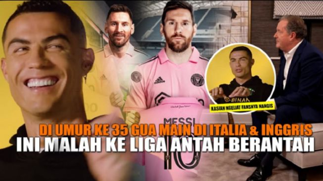 CEK FAKTA: Pilih Inter Miami ketimbang Al Hilal, Cristiano Ronaldo Tertawakan Lionel Messi