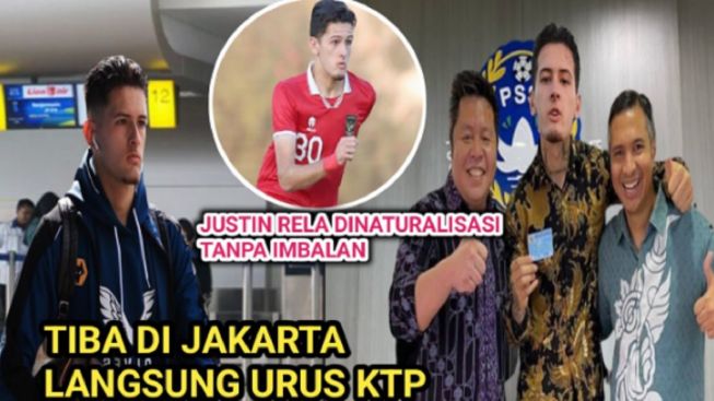 CEK FAKTA: Rela Dinaturalisasi tanpa Imbalan, Justin Hubner Tiba di Jakarta Langsung Debut untuk Timnas