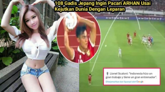 CEK FAKTA: Aksi Lemparan Pratama Arhan Bikin 108 Gadis Jepang Terhipnotis, Dinobatkan Jadi yang Terbaik Abad Ini