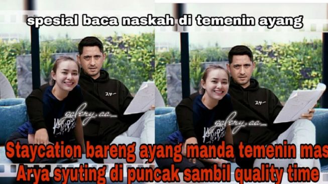 CEK FAKTA: Amanda Manopo Staycation di Puncak Bareng Arya Saloka