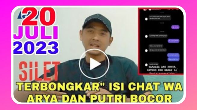 Arya Saloka Bongkar Isi Chat WA Putri Anne di Publik, Cek Fakta Sebenarnya