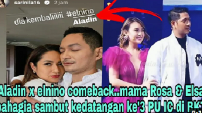 Aladin dan Elnino Comeback, Pemeran Mama Rosa dan Elsa Bahagia Sambut Kedatangan Ketiga PU Ikatan Cinta, Cek Faktanya!