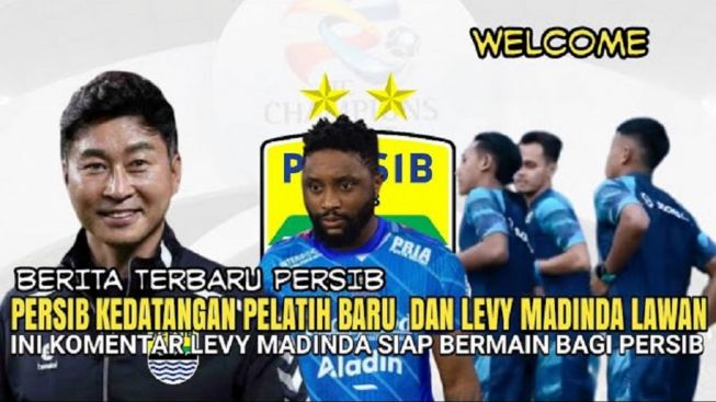 Cek Fakta: Jelang Lawan Persik! Persib Mainkan Levy Madinda, Pelatih Baru Kim Do-hoon Merapat