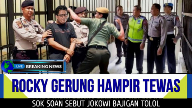 Cek Fakta: Berani Hina Jokowi, Rocky Gerung Hampir Tewas Disiksa Aparat