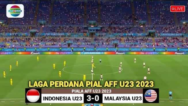 Cek Fakta: Sedang Berlangsung, Live Indosiar Timnas Indonesia vs Malaysia Piala AFF U-23 2023