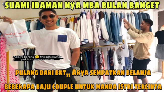 Cek Fakta: Suami Idaman, Arya Saloka Belanja Baju Couple untuk Amanda Manopo