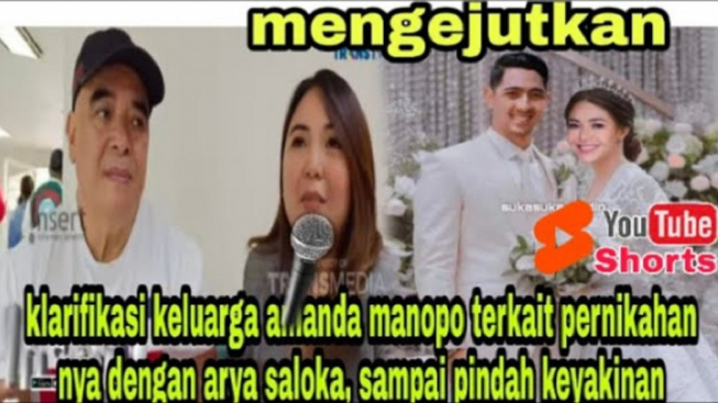 Cek Fakta: Klarifikasi Keluarga Amanda Manopo Soal Pernikahannya dengan Arya Saloka, Sampai Pindah Keyakinan