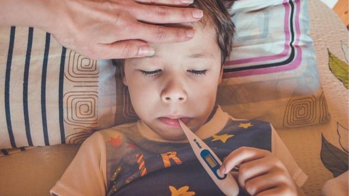 Ilustrasi anak demam [pixabay]