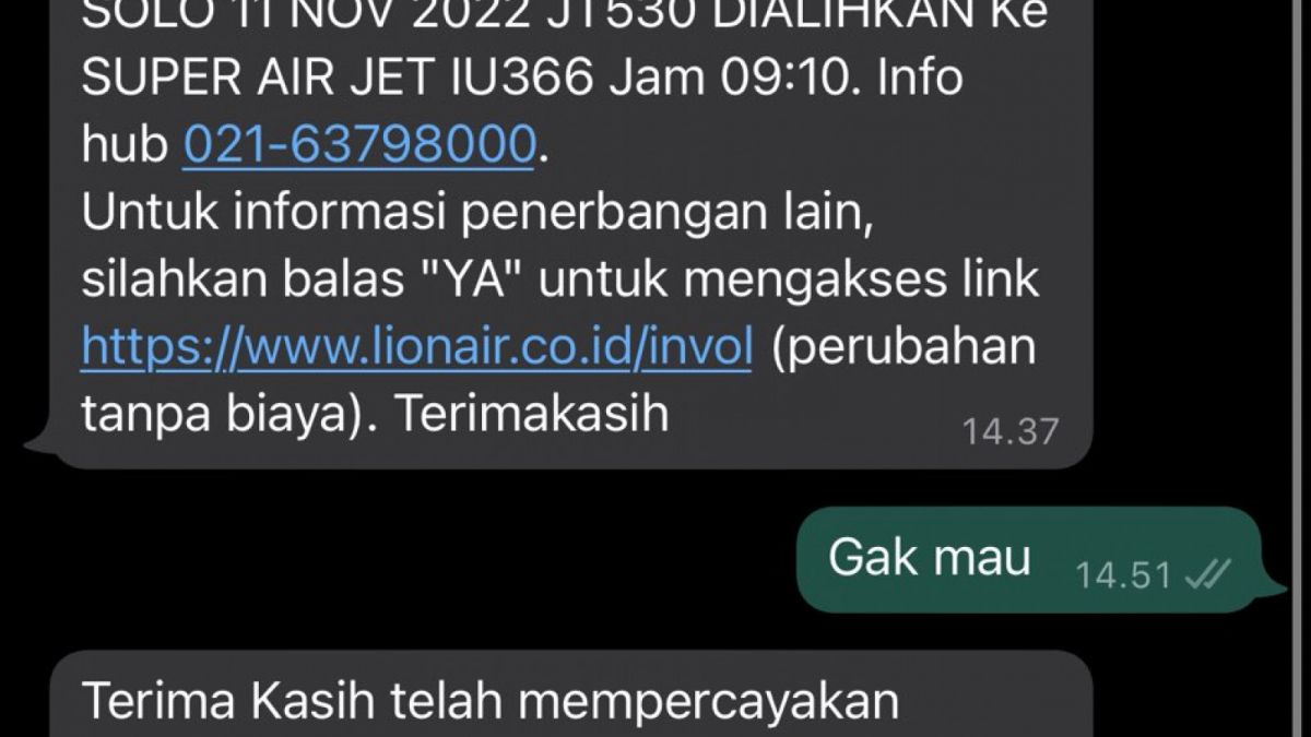 Tangkapan Layar Chat WA  yang diunggah Kaesang [Twitter/@Kaesangp]