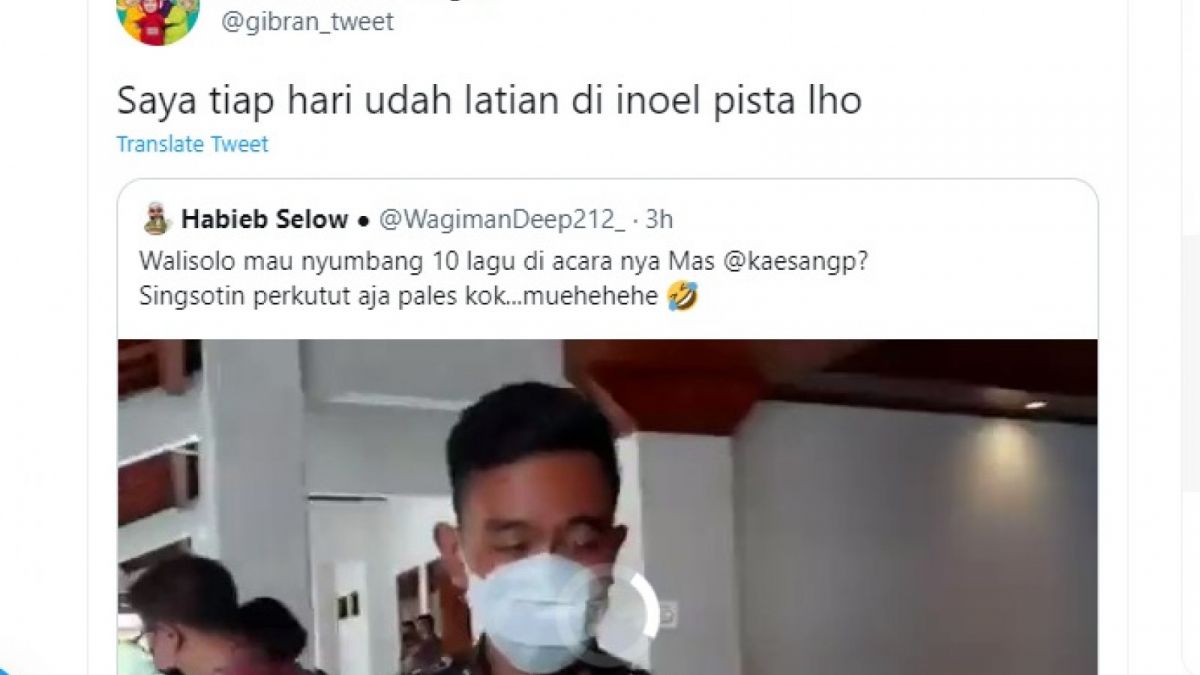 Cuitan GIBRAN RAKABUMING RAKA [Twitter @gibran_tweet]