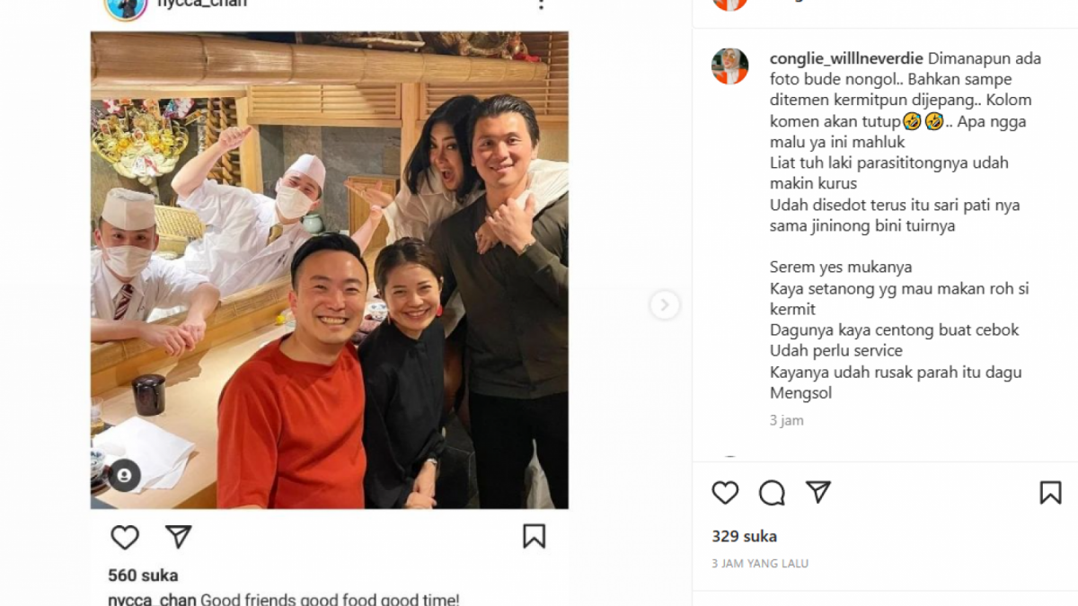 Tangkapan layar dari akun Instagram conglie_willneverdie [Instagram/conglie_willneverdie]