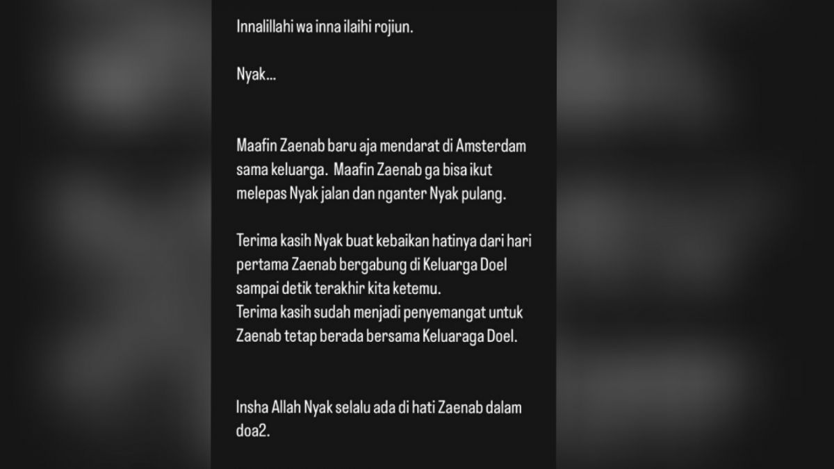 Unggahan Maudy Koesnaedi [Instagram @maudykoesnaedi]