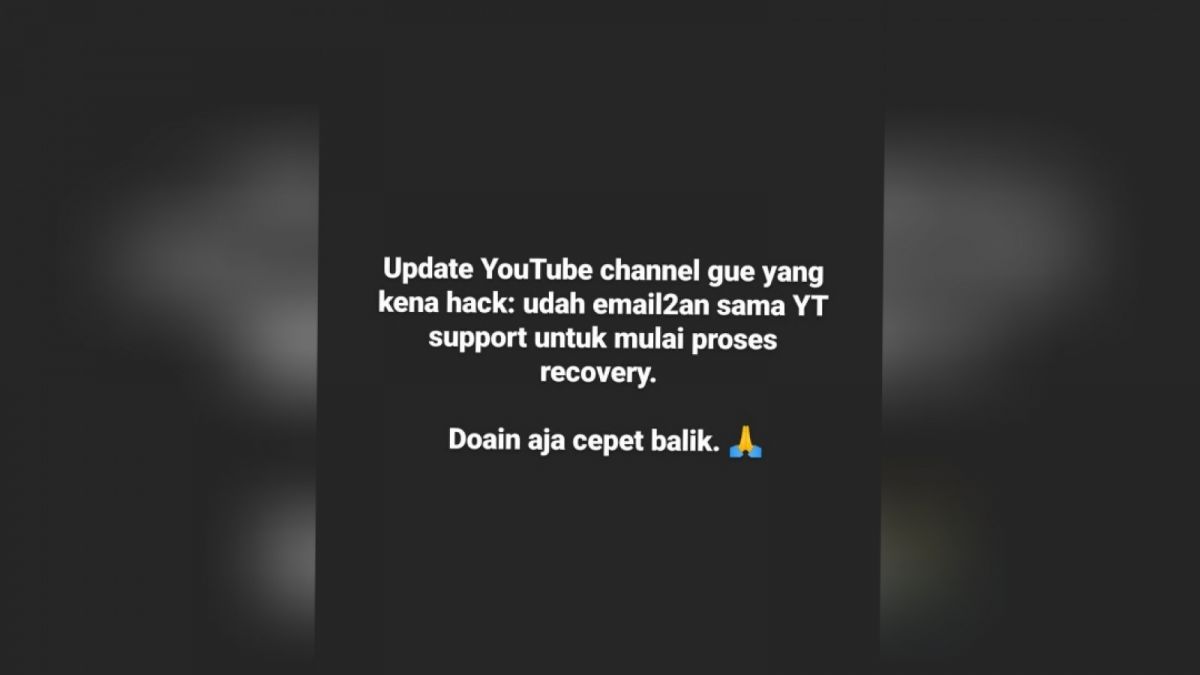 Unggahan Raditya Dika [[Instagram]]