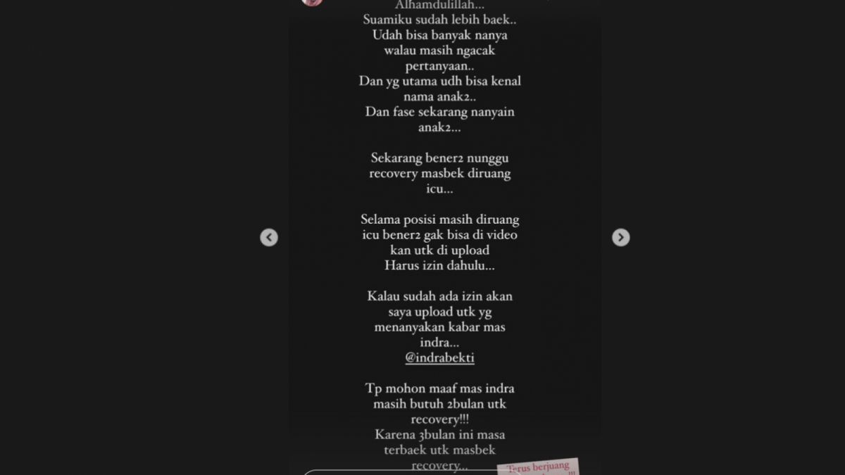 Tangkapan layar Instagram Aldila Jelita [instagram/dhila_bekti]