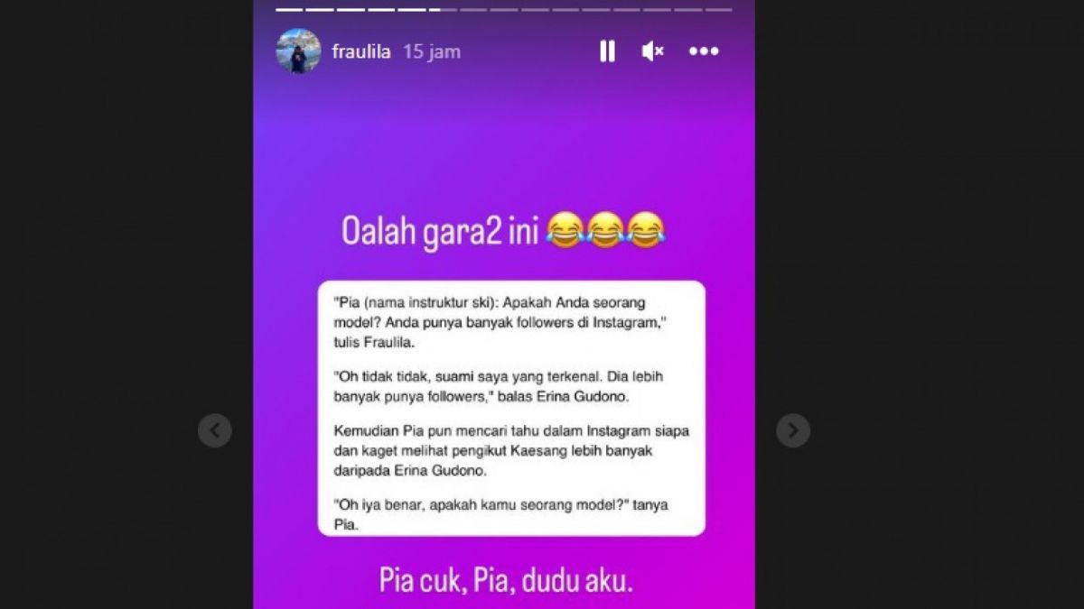 Tour guide Kaesang dan Erina yang dihujat netizen [Instagram @fraulila]