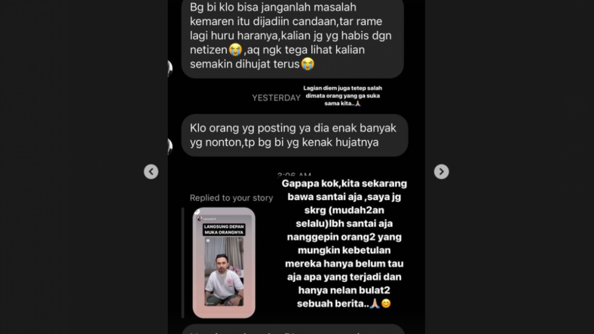 Tangkapan layar akun Instagram Rizky Billar [instagram/rizkybillar]