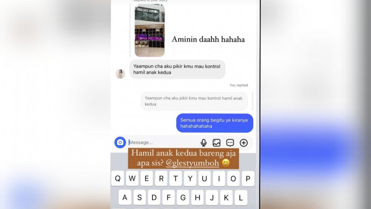 Unggahan Audi Marissa [Instagram Story]